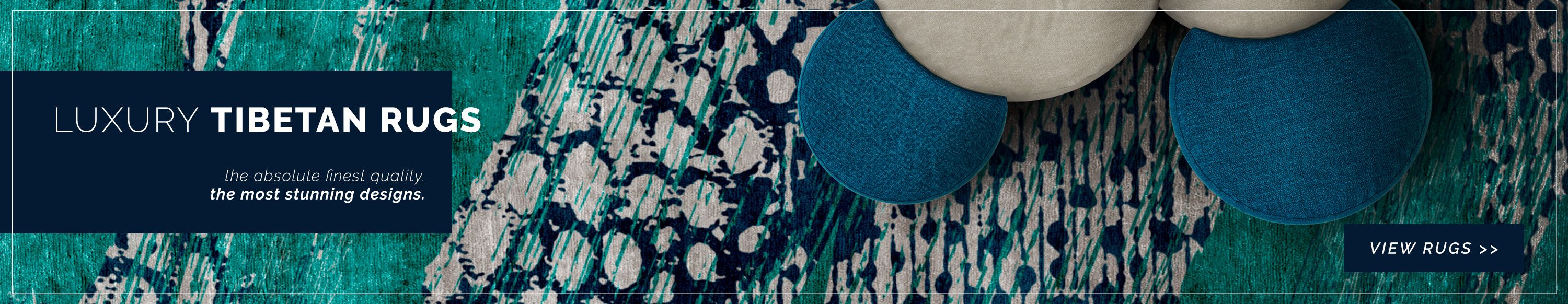 Luxury Tibetan rugs. The absolute finest quality. The most stunning rug designs. View rugs now.