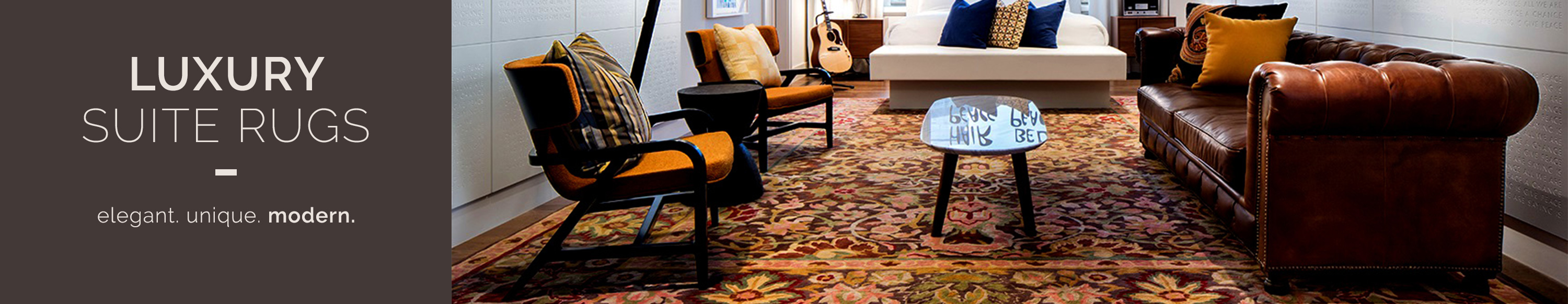 Luxury suite rugs: elegant. Unique. Modern. Explore rug collection.