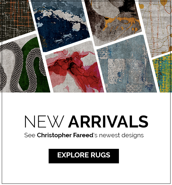 New arrivals: see Christopher Fareed's newest and boldest rug designs. Explore rugs now.